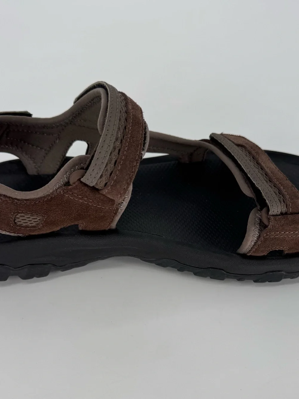 Teva Men's Brown and Black Strapped Outdoor Sport Sandal Size 12